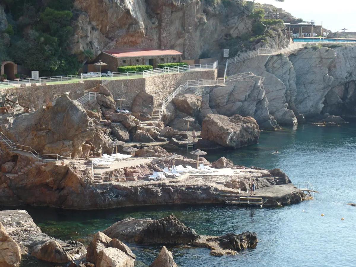 Cap Sa Sal Begur Primera Linea De Mar Con Terraza Exterior foto
