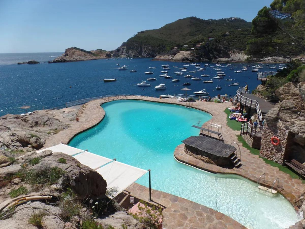 Cap Sa Sal Begur Primera Linea De Mar Con Terraza Exterior foto